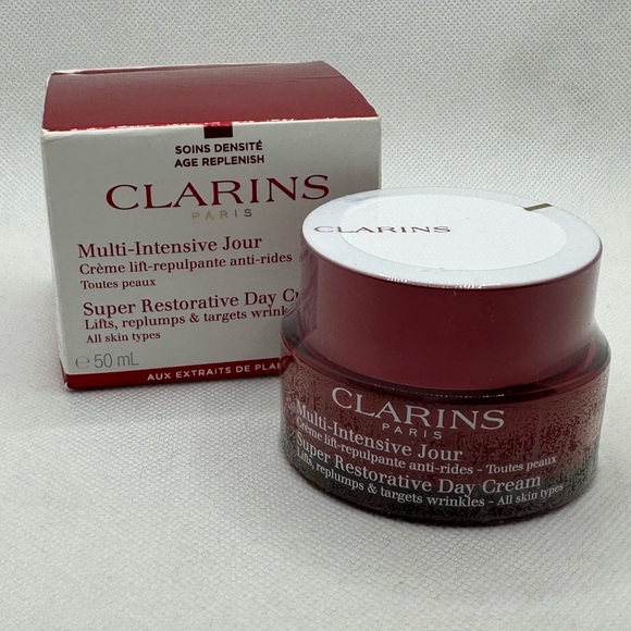Clarin’s Super Restorative Anti-Aging Day Moisturizer, First At Macy's. NWB - Picture 3 of 4